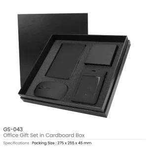 Office Gift Sets in a Black Cardboard Gift Box GS-043 - Image 3