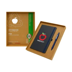 Appeel A5 Notebook and Maxema Dot Recycled Pen Italian Gift Sets - Image 2