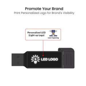 OTG USB with LED Logo 32GB V. 3.0 Type C - Image 5