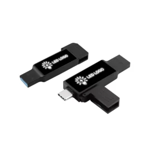 OTG USB with LED Logo 32GB V. 3.0 Type C - Image 2