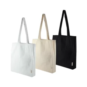 Recycled Cotton Tote Bags with Gusset 8 Oz - Image 1