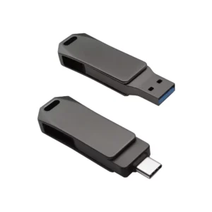 Swivel OTG USB in Gun Metal 64GB V. 3.0 Type C - Image 6