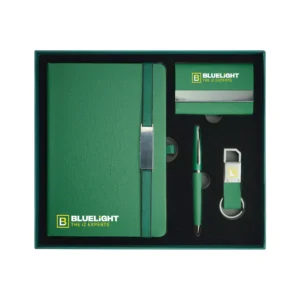 Office Gift Sets with Notebook, Pen, Card Holder, Keychain - Image 2