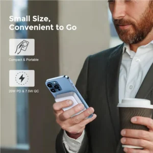 Magsafe Powerbank 10,000 mAh 15W Fast Wireless Charging - Image 5