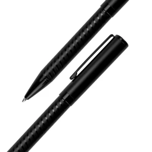 Black Metal Pens with Spiral Design Barrel - Image 5
