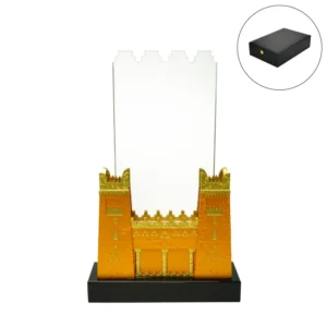 Castle Design Crystal Award in Black Presentation Box