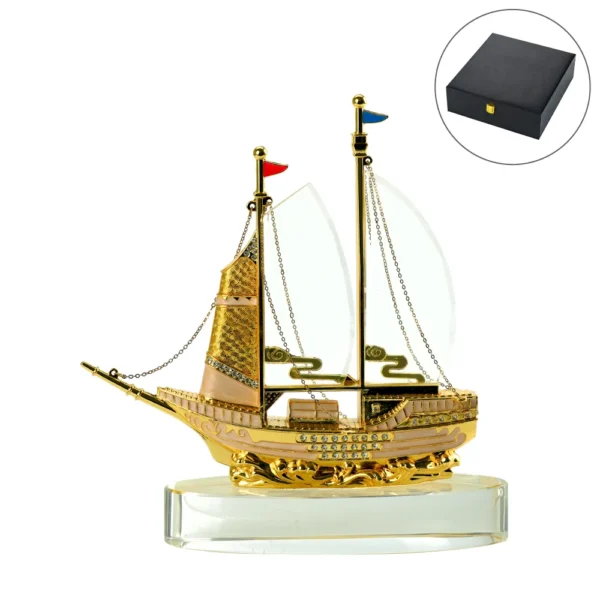 Golden-Boat-Shape-Memento-in-Metal-with-Glass-Base-TR-07-Blank.webp