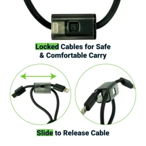 Powerbank with Built-in Type-C & Lightning Cables, 20,000mAh, 45W Fast Charging - Image 8