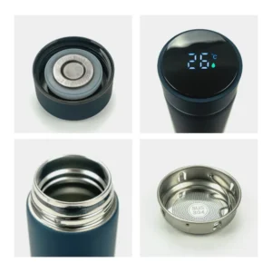 Smart Temperature LED Display Bottles in Soft Touch Finish - 500ml - Image 6