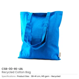 Recycled Cotton Bags, Durable Long Strap - Image 11